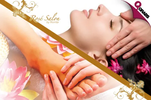For QR99 get Foot Reflexology PLUS Sensation Spa Pedicure OR for QR189 get a Head Massage PLUS Deep Conditioning PLUS Blow Dry (QR220/QR420 Value)